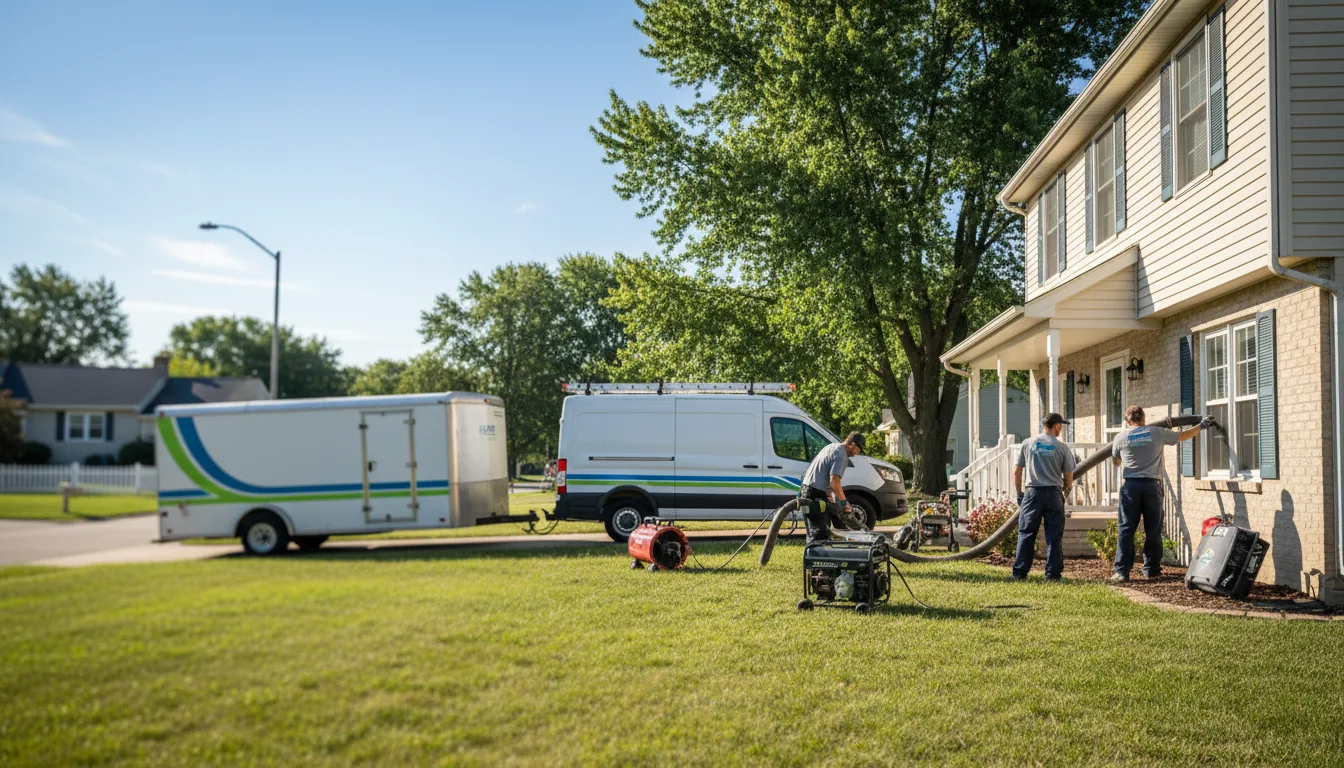 Flooded Basement Restoration And Cleanup With Repair in Goff, KS near me